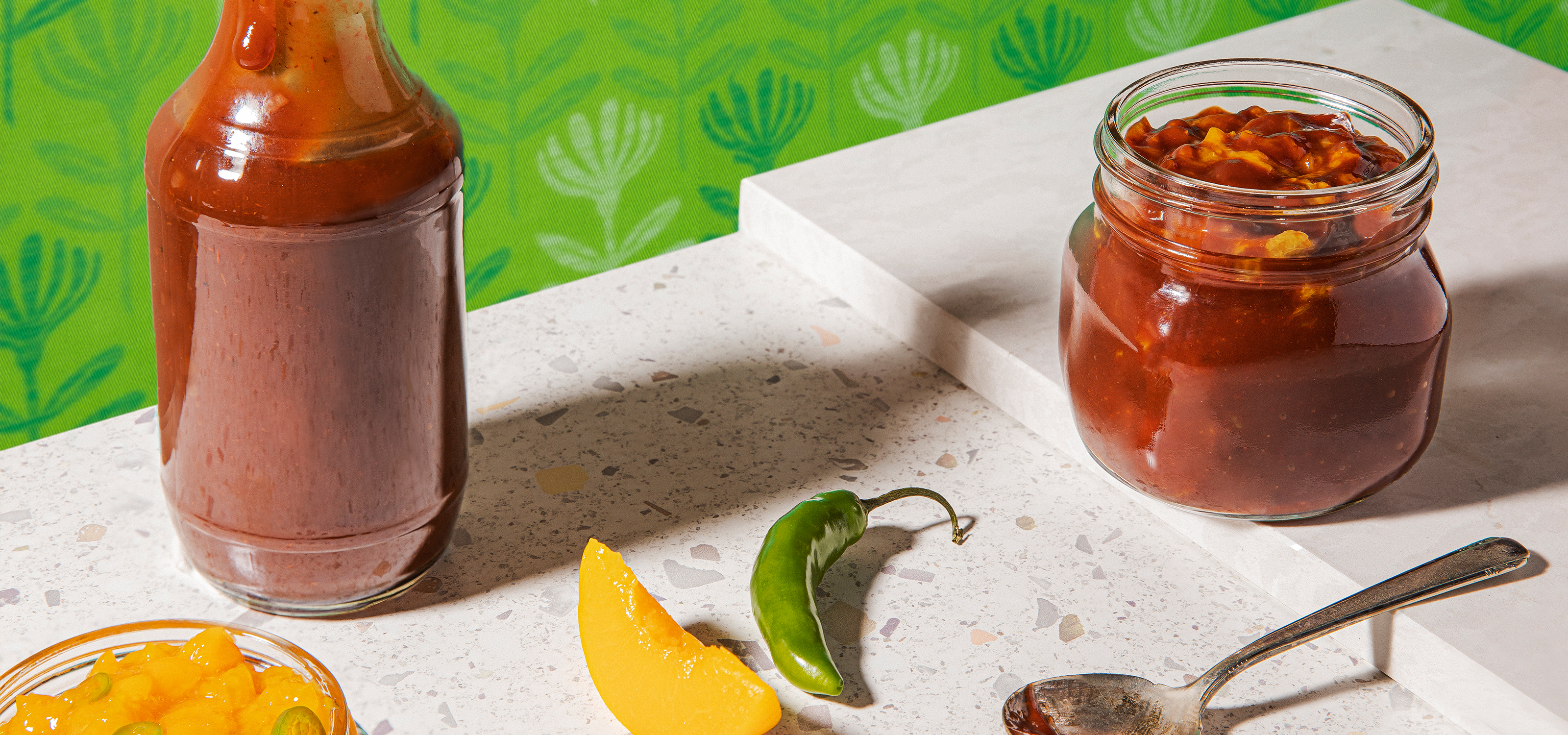 California Cling Peach Spiced Up BBQ Sauce - California Cling Peaches