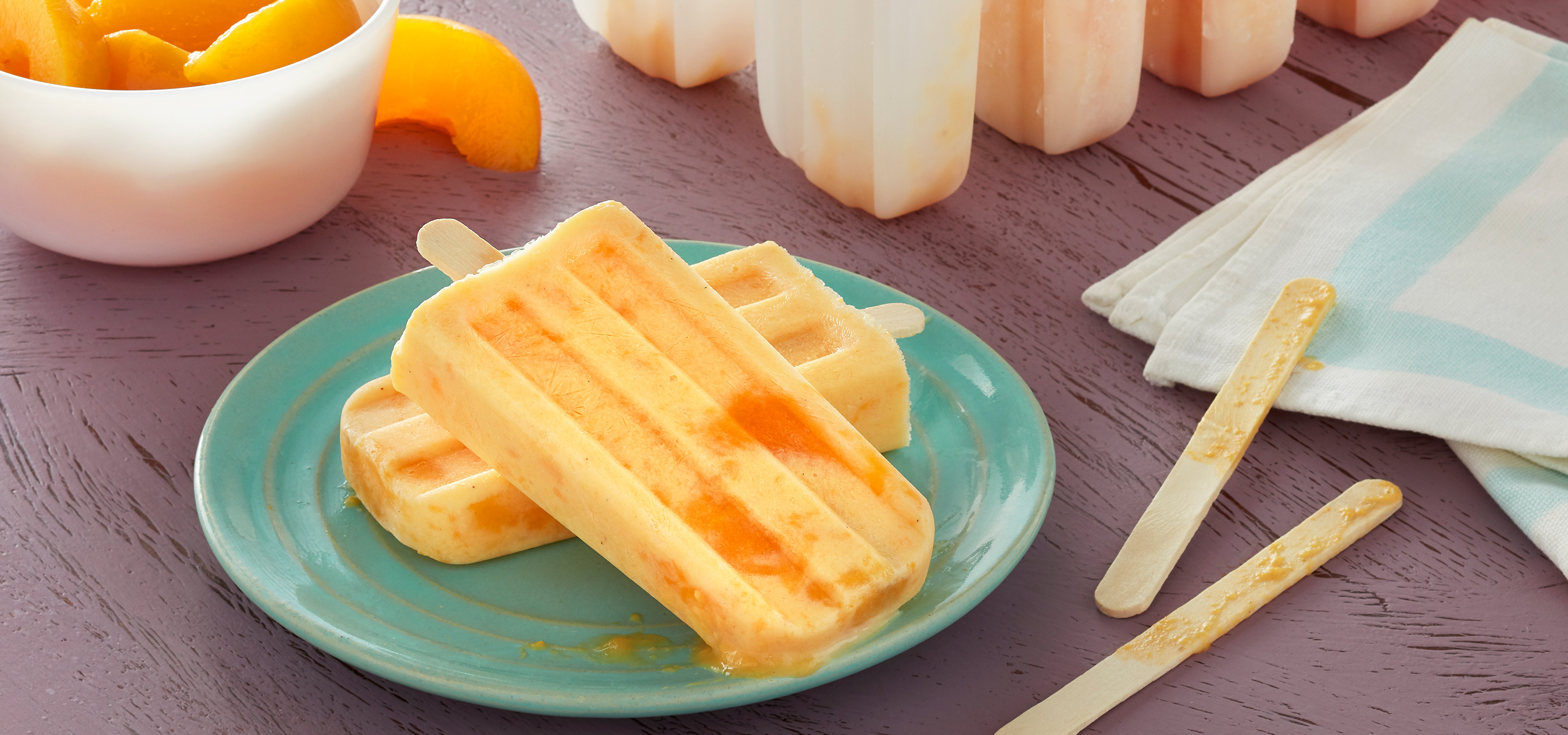 California Cling Peach-Sicles - California Cling Peaches