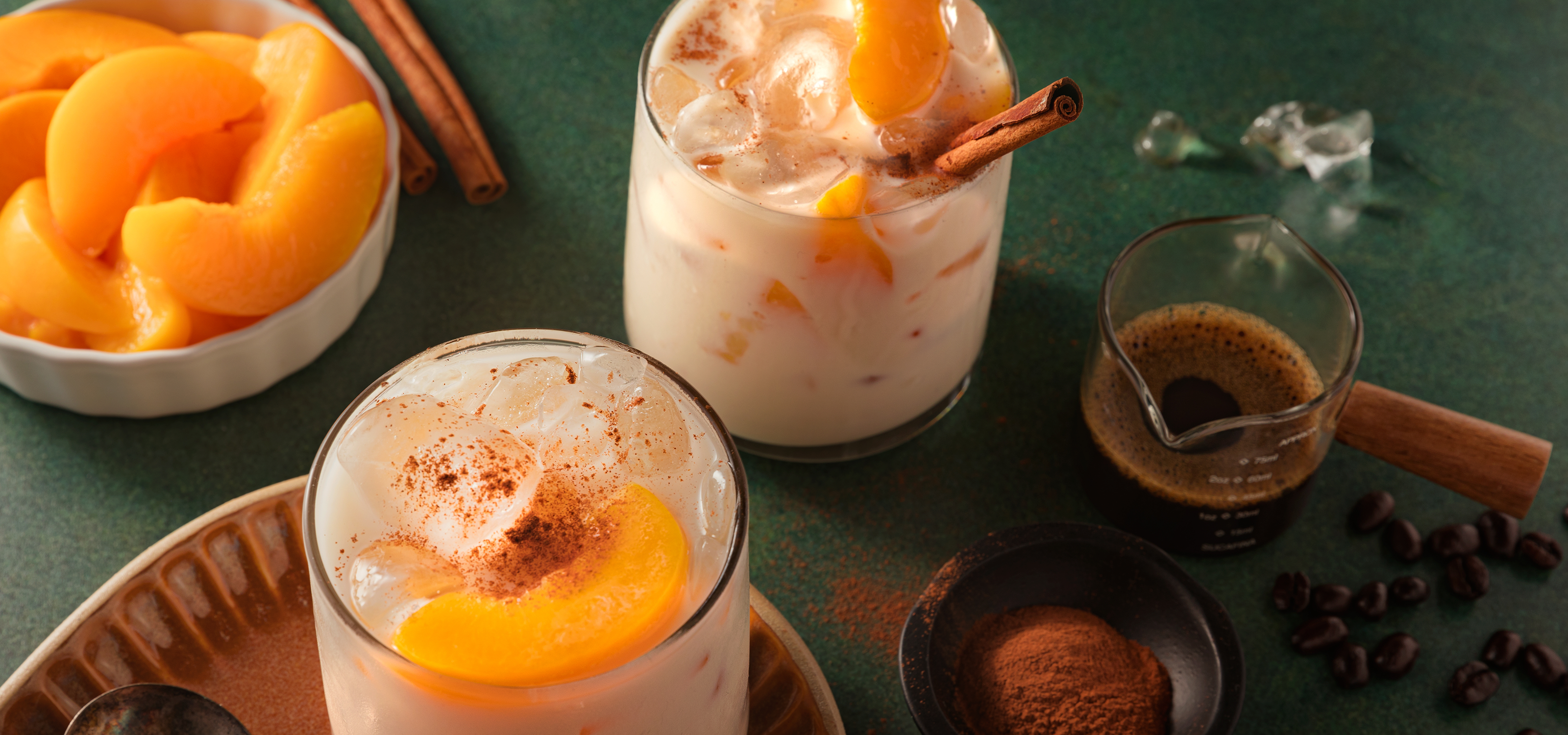 California Cling Peach Horchata - California Cling Peaches