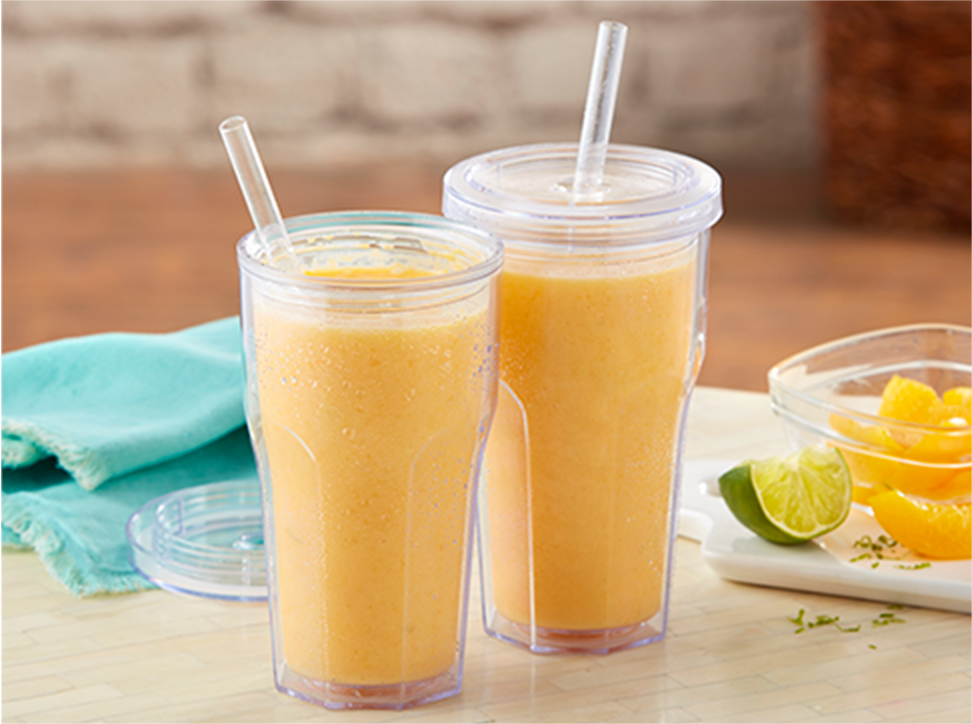 California Cling Peach & Ginger Smoothie